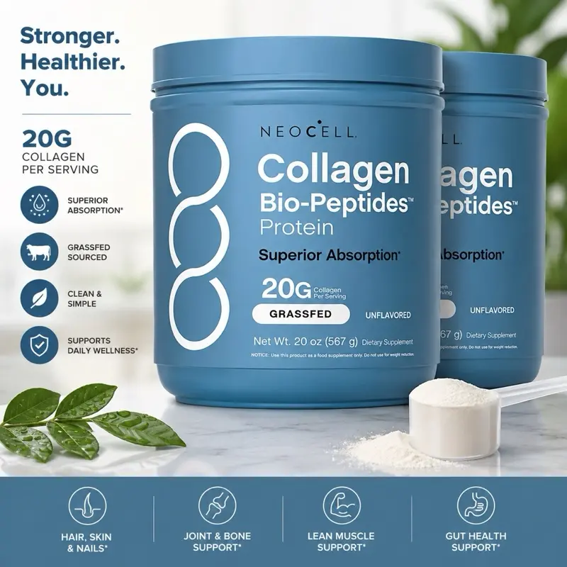 Cell Collagen Peptides Powder, 20oz - GRAS Certified Dietary Supplement