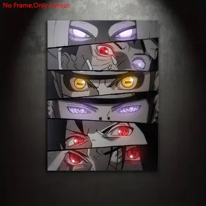 1 piece/set, classic anime art, eye-catching design, Art wall decoration, the perfect gift for Japanese anime enthusiasts. Ideal for bedrooms, living rooms, wall decor, room accents. Frameless canvas print poster