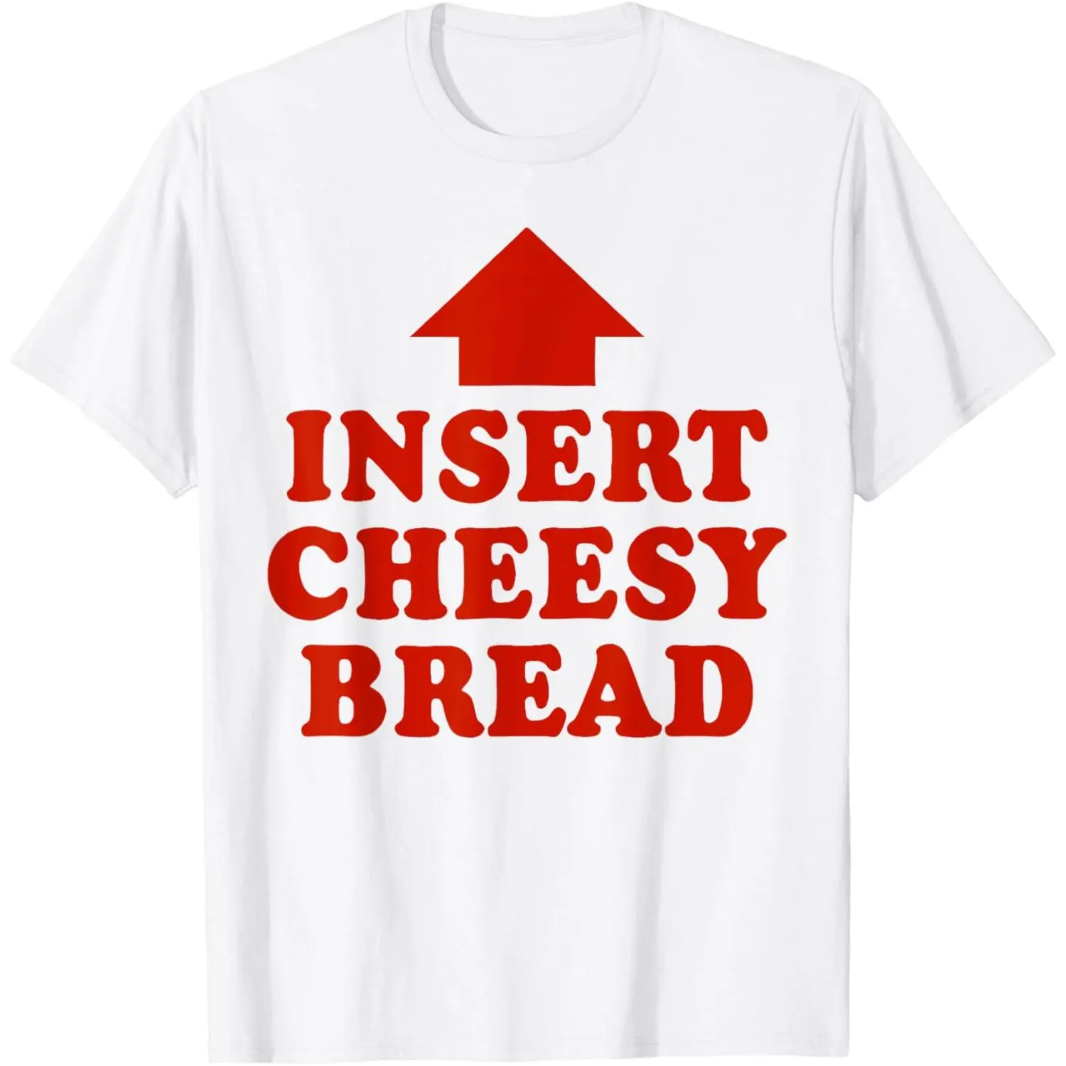Women's Cheesy Bread Viral Print Short-Sleeve Round Neck T-Shirt  Casual Style