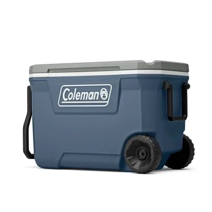 Coleman 316 Series 62QT Hard Chest Wheeled Cooler, Lakeside Blue