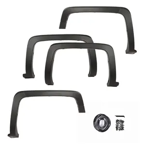 Fit For 2014-2019 Chevy Silverado 1500 2500 3500 Factory Style Fender Flares Fit For 2014-2019 Chevy Silverado 1500 2500 3500 Factory Style Fender Flares