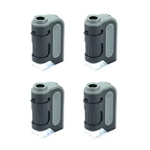 212 MAIN Portable Handheld Microscope - Carson Optical Micro Brite Plus LED Lighted Pocket Model, 60x-120x Magnification, Office School Supplies, Learning Materials, Visual Learning Tool