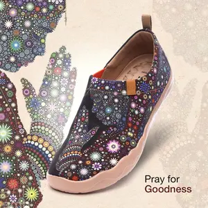 UIN Toledo I Art Travel Shoes For Women- Hold That Color Slip On Lightweight Footwear