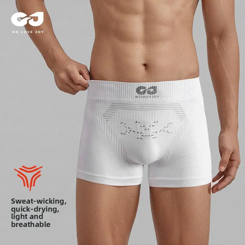 Sports underwear Men's boxers Breathable sweat-wicking quick-drying boxers Outdoor cycling Fitness running Antibacterial underwear
