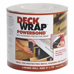 MFM Building Products  12 in. x 25 ft. Deck Wrap Powerbond - 3 Per Rolls, Protective Wrap, Adhesive, Waterproof