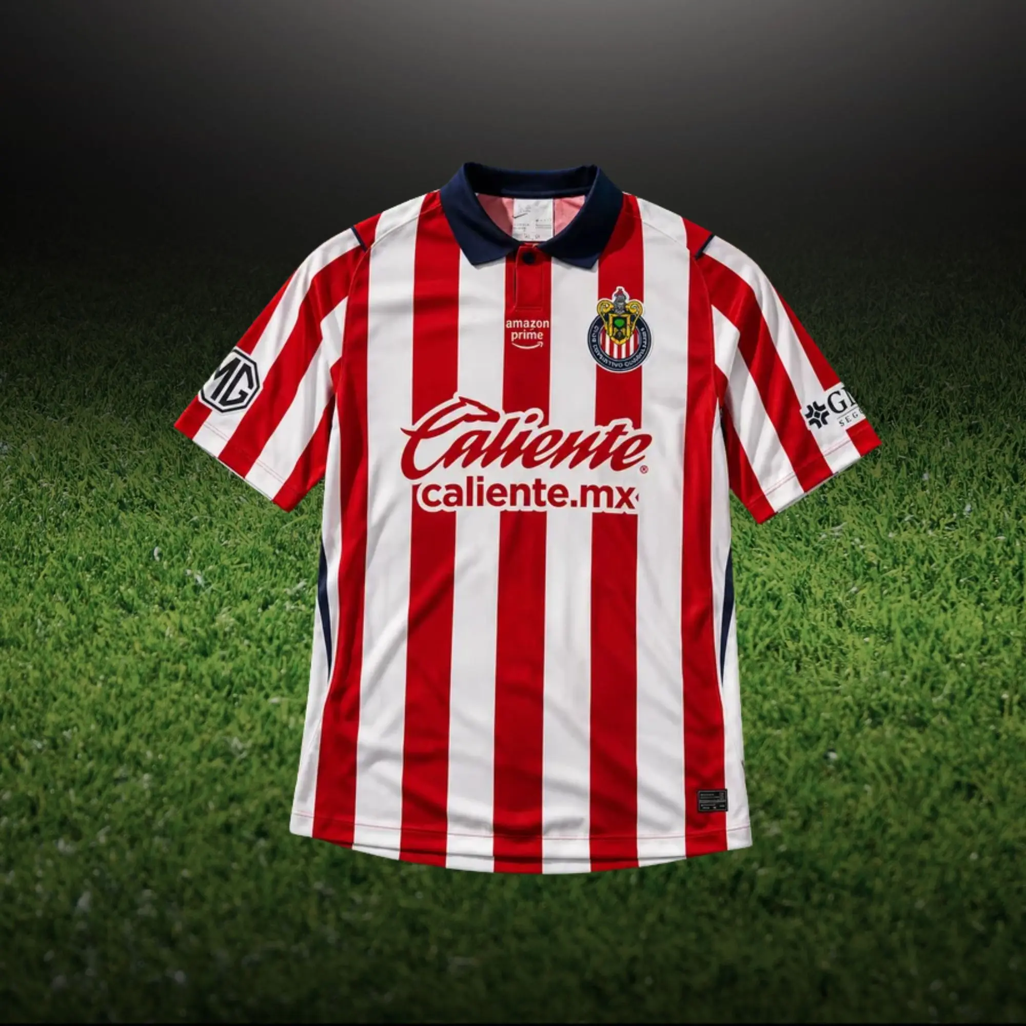 Red Chivas Home Soccer Shirt 2026-27, Quick-Dry Short Sleeve Soccer Jersey, Breathable Game Day Sports Top, Liga MX Fan Gear