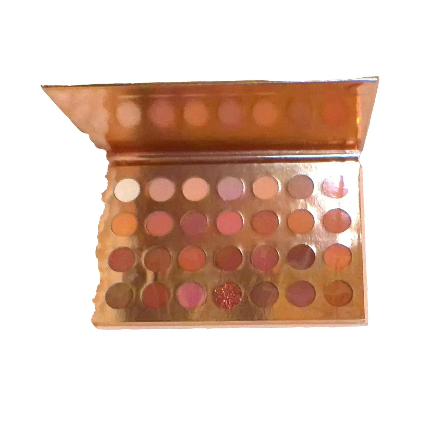 Profusion Rose Gold Dreams Eyeshadow Palette 28 Shades Matte Shimmer Glitter Cream Bronzed Compact Mirror Travel Friendly Makeup Evening Smooth