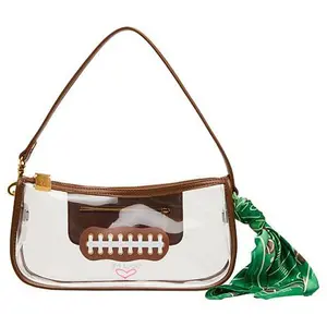 Betsey Johnson Clear Sport Stadium Bag with Strap