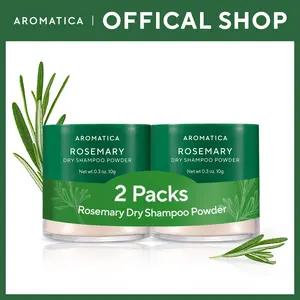 AROMATICA Rosemary Dry Shampoo Powder 10G 2-Pack