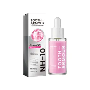 oralhoe Teeth Brightening Serum, Whitening Drops with Nano-Hydroxyapatite for Enamel Repair & Stain Removal, for Sensitive Teeth