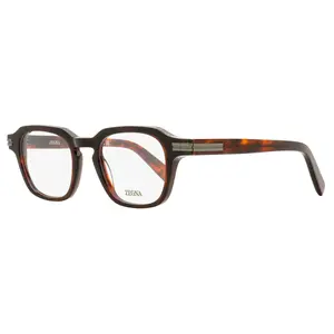 Zegna Modern Keyhole Eyeglasses EZ5282 054 Red Havana 50mm