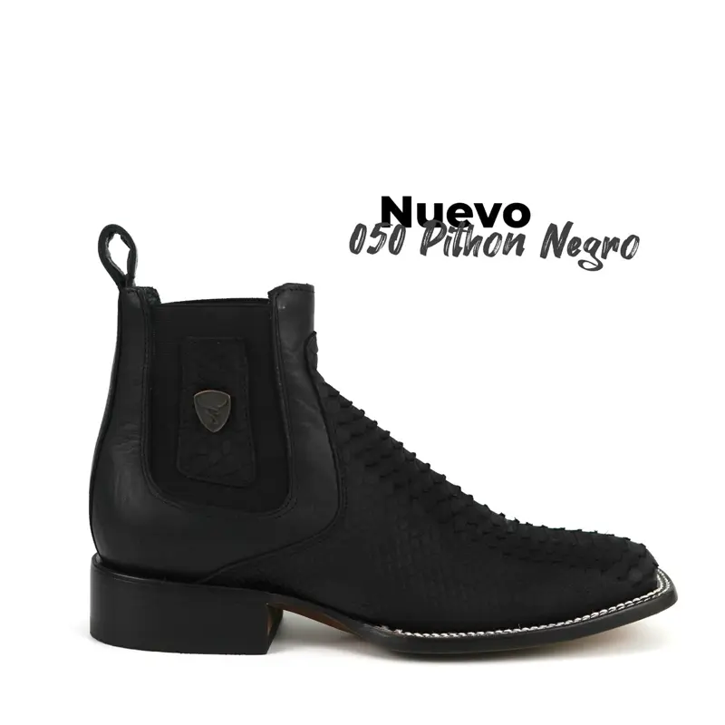050 Botin Vaquero de Mexico Western Boots Ranch ankle boots Cowhide Color Mate