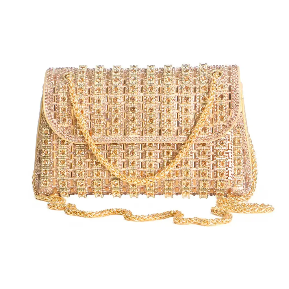 Rhinestone Evening Clutch Purse for Women with Crystal Clasp,Sparkling Evening Bag Handbags Wedding Party Formal Purse