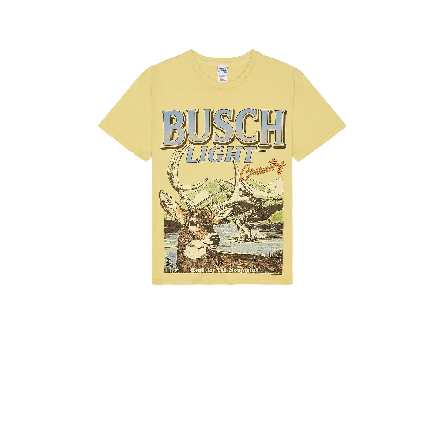 Junk Food Busch Light Deer Tee in Dusty Citron Unisex