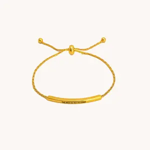 Custom Inspirational Quotes Engraving Bracelet