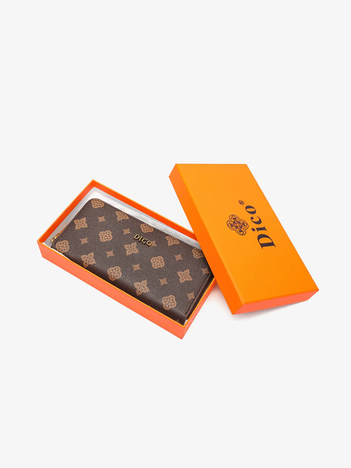 New women's wallets, single-zipper purses, unisex retro long styles with multiple card slots and document holders