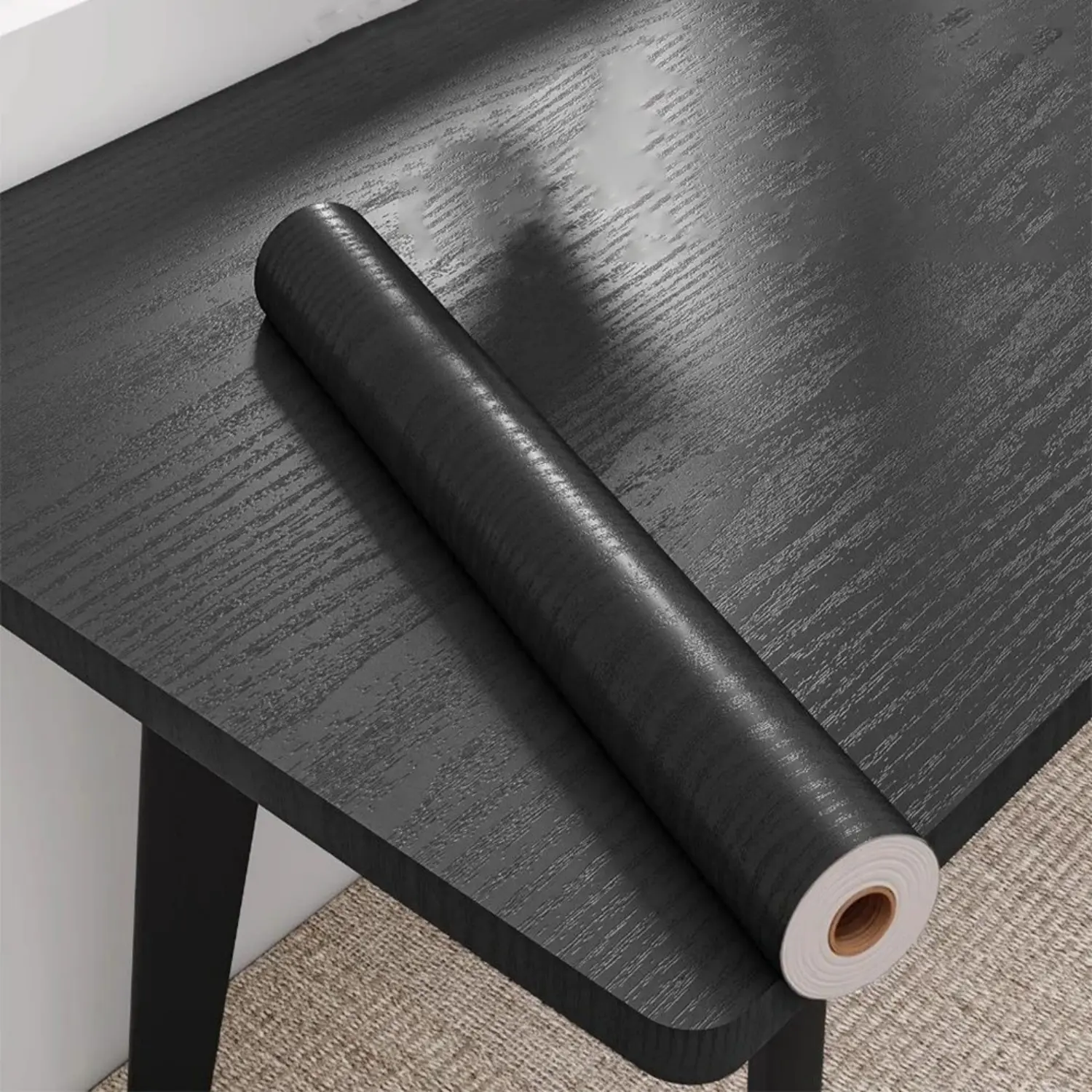 Self-Adhesive Removable Wallpaper, Peel and Stick Wallpaper Designs, Wooden Tearable Wallpaper for Countertop Furniture Kitchen Walls, Easy Clean Waterproof Oilproof