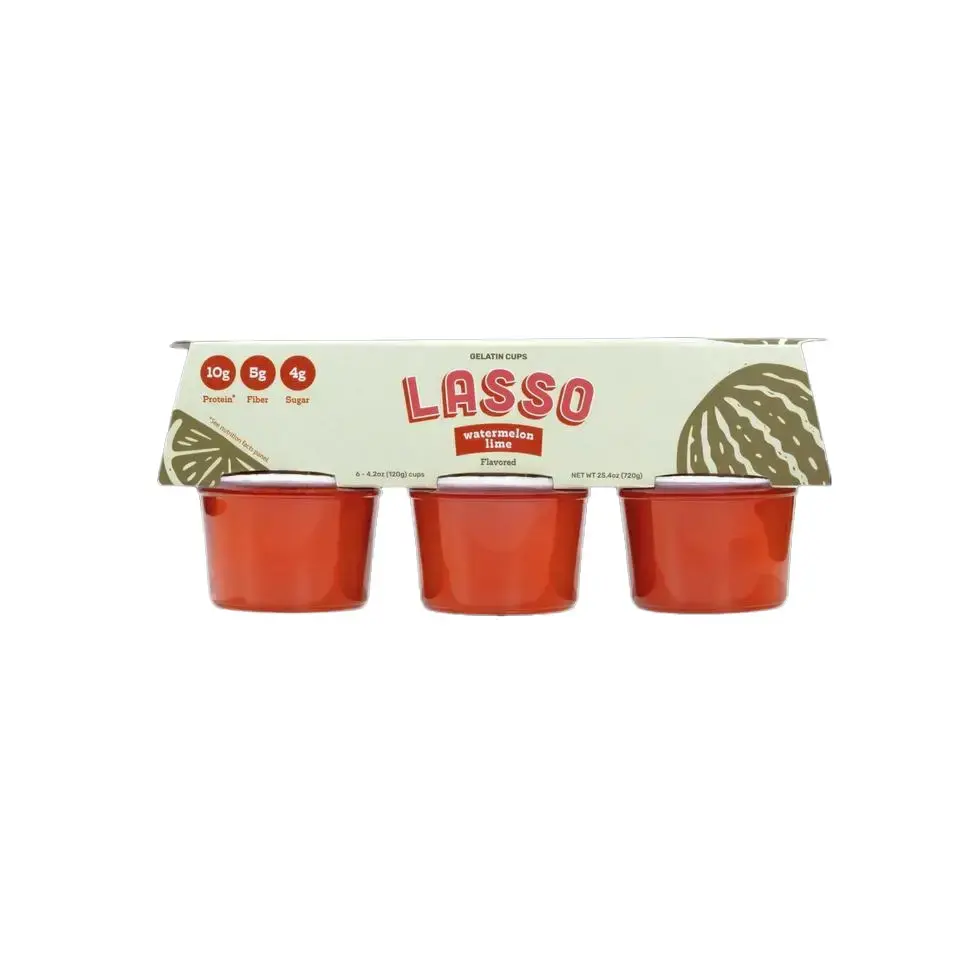 WATERMELON LIME GELATIN CUPS