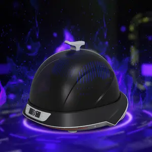 Sunvivi Helmet & Cap Care Machine, Black Hat Helmet Care Machine with Steam Iron, UV Light, O₃ ozone & 3-Color Lighting, Restore Misshapen Cap Shape, Helmet Hat Cleaner for Various Hats and Helmets