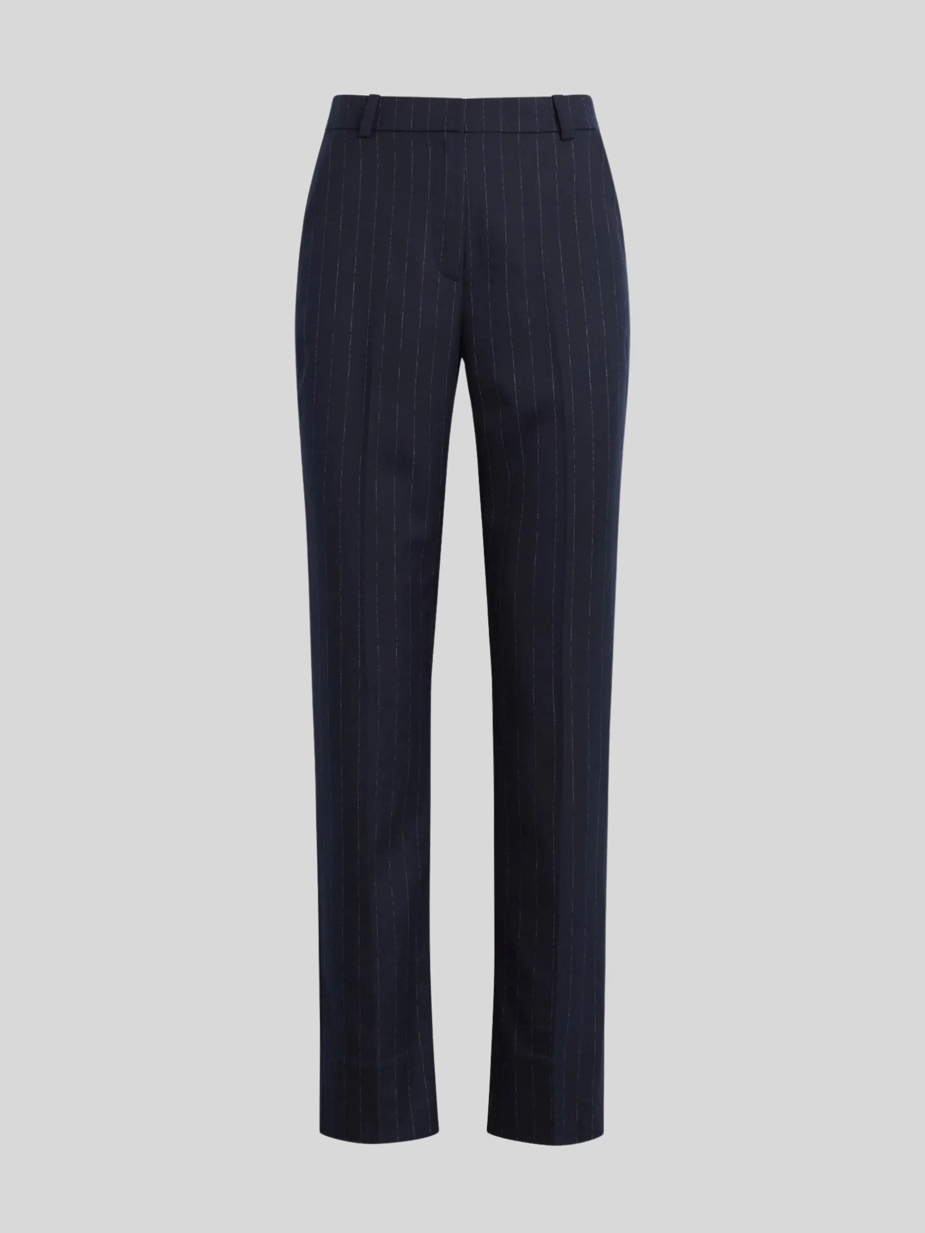 The Favorite Cigarette Pant in Navy Pinstripe