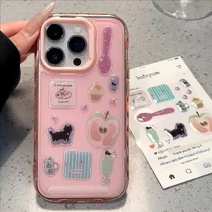 Crystal resin stickers, self-adhesive soft stickers, cartoon planner stickers, 3D celebrity-themed large-format stickers