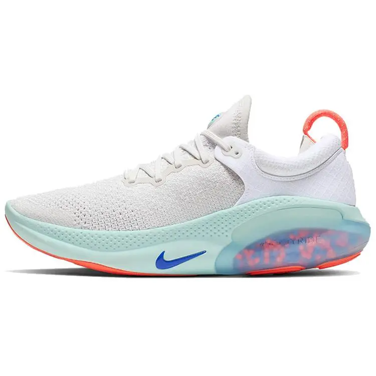 Nike Joyride Run Flyknit White Bright Mango Racer Blue Comfort Low Top Casual Running Shoes Women's AQ2731-100