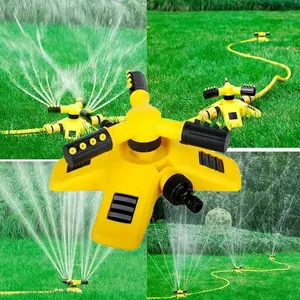 360° Rotating Garden Sprinkler, Automatic Lawn Sprinkler, Automatic Watering System, Adjustable Rotating Nozzle, Adjustable Nozzles, Garden Watering Tool, Watering & Irrigation Supplies