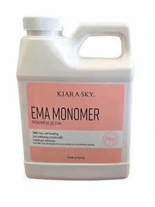 Kiara Sky EMA Monomer 16oz Container Top Quality Low Smell MMA Free Self Levelling Non Yellowing Maximum Adhesion Product Details Only