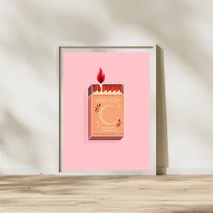 CRESCENT CITY PRINT | bookish prints | Crescent City poster | sarah j maas art print | Scandi Wall Art | Room Decor |Gift Sticker