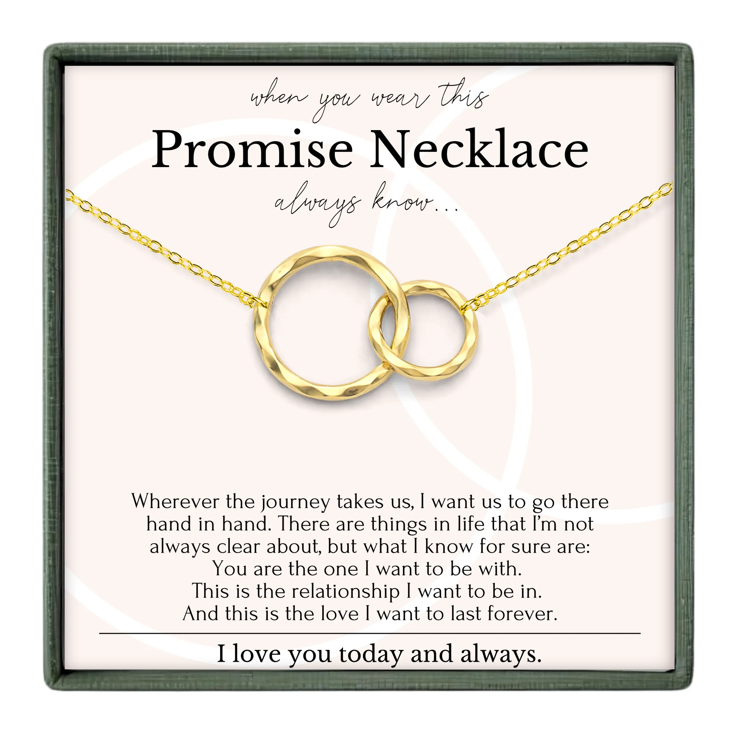 Promise Necklace – Commitment Gift for Girlfriend