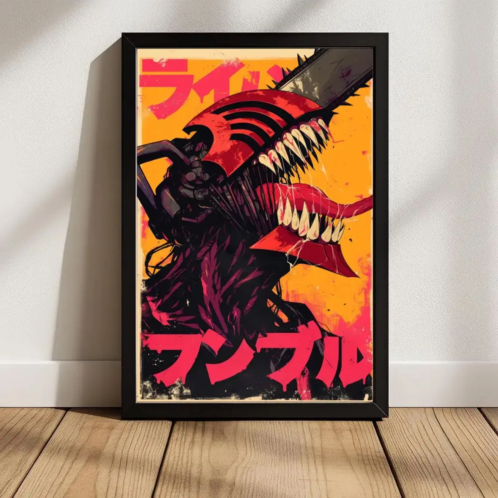 Chainsaw Man Manga Poster Denji Japanese Premium Wall Art Poster Unframed HD Print Home Office Decor Unique Trendy Gift