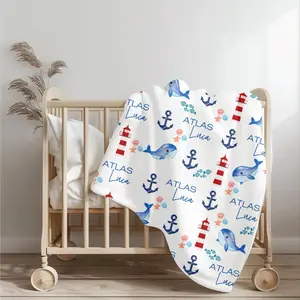 Baby Blanket - Soft and Comfortable Fabric, Ideal for Crib Use, Soft and Breathable Design, Perfect for Newborns and Toddlers.