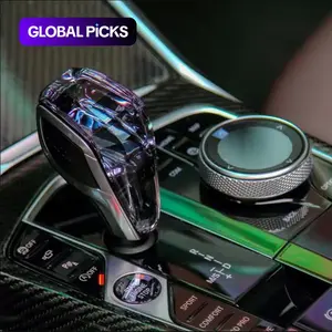 Crystal Automatic Gear Shift Knob with Rechargeable LED Light, Universal Car Interior Accessory for Toyota, Lexus, Mazda, Mitsubishi, Volkswagen and Kia, Car Accessories, Automotive #GLOBAL PICKS