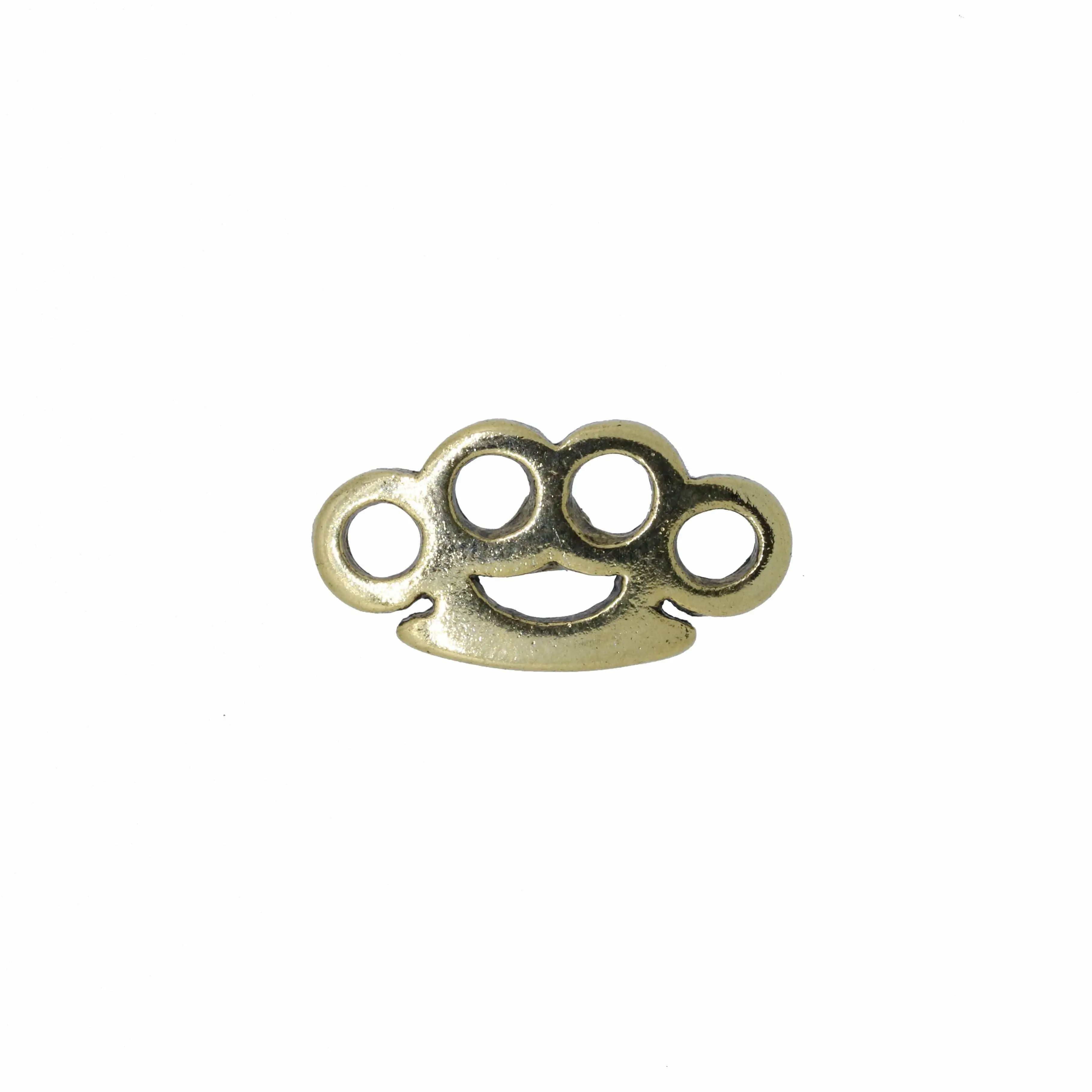 Brass Knuckles Gold Lapel Pin