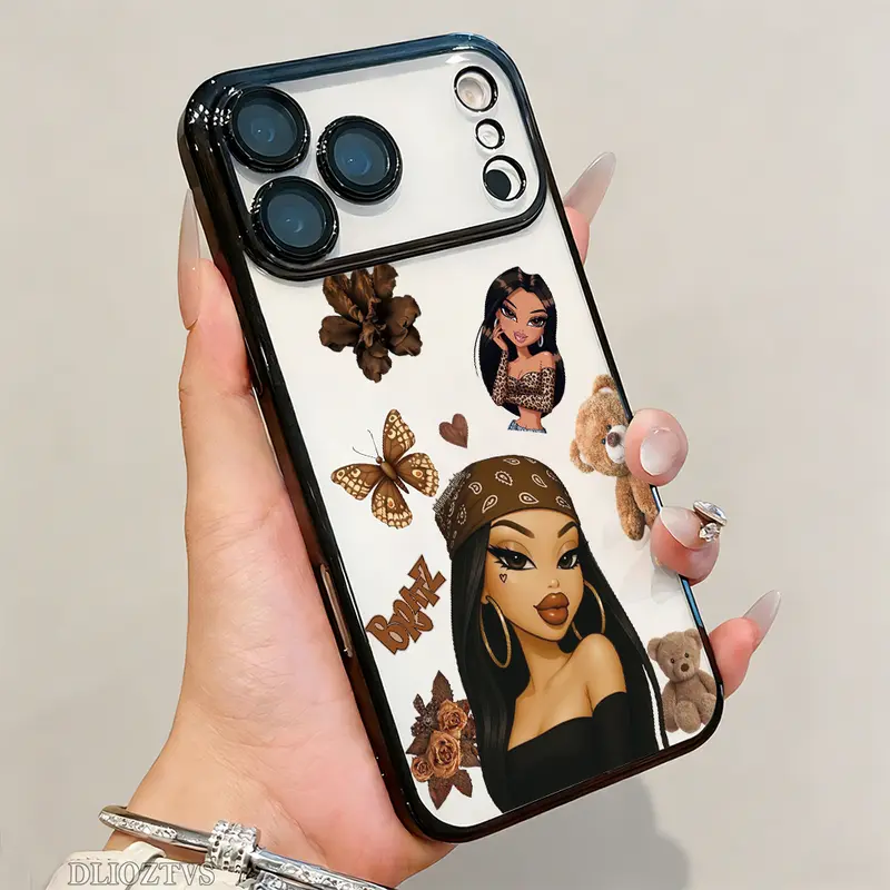 Cute Bratz Girls Pattern Phone Case for iPhone 17 Pro Max 17Air 16