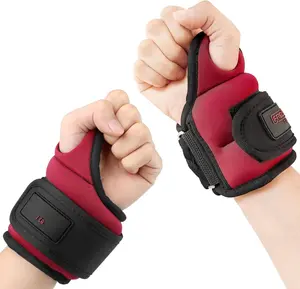 Wrist Weights with Thumb Loops Lock for Men Women 1lb*2 2lbs*2 3lbs*2 Ankle Weights Weighted Gloves for Running Strength  Yoga Walking Exercises