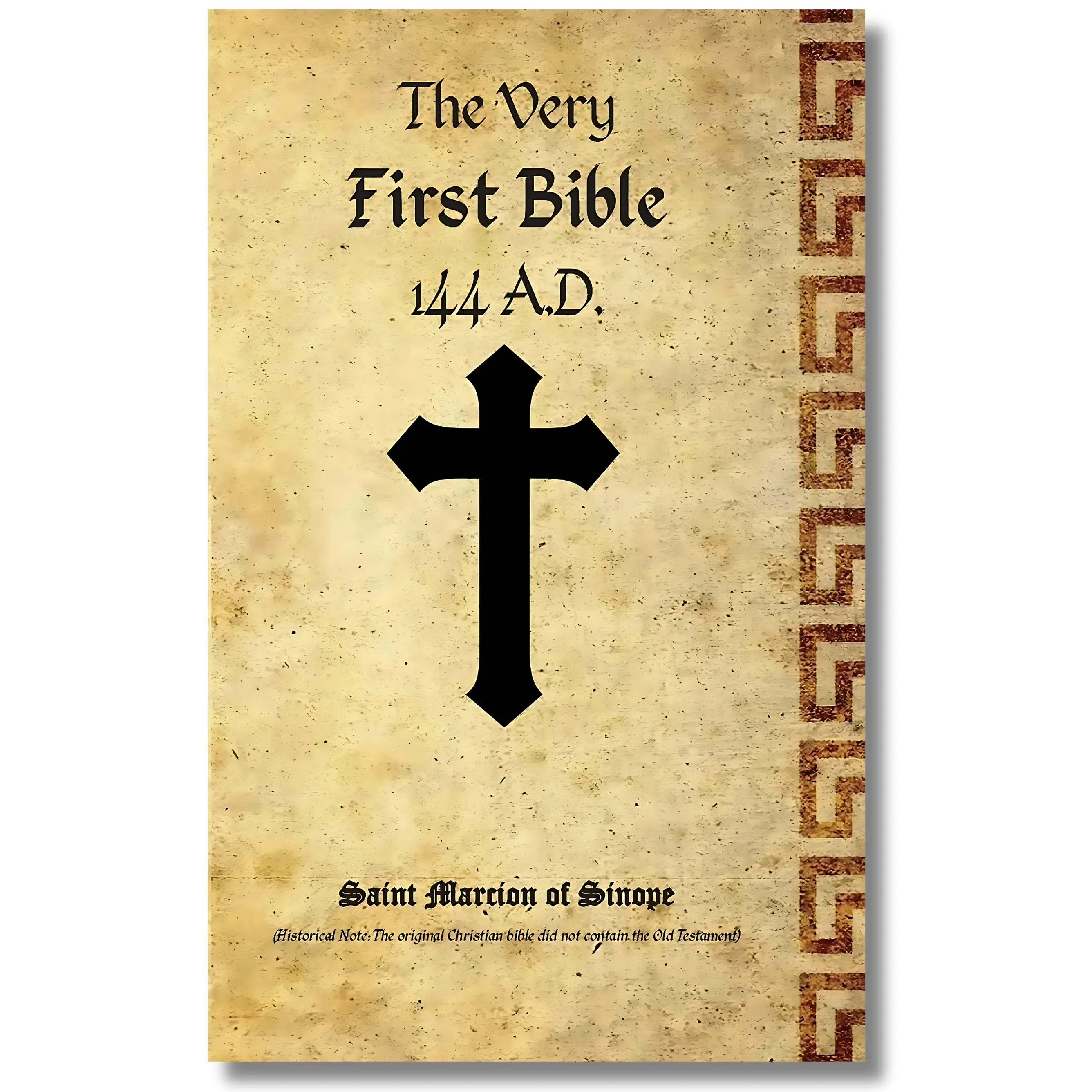 Handy Size The Very First Bible 144 A.D Unedited Christian Scriptures Paperback Book - Gospel, Faith, History, Marcion of Sinope Study Guide, Spiritual Guide, Sibylline Oracle Resource