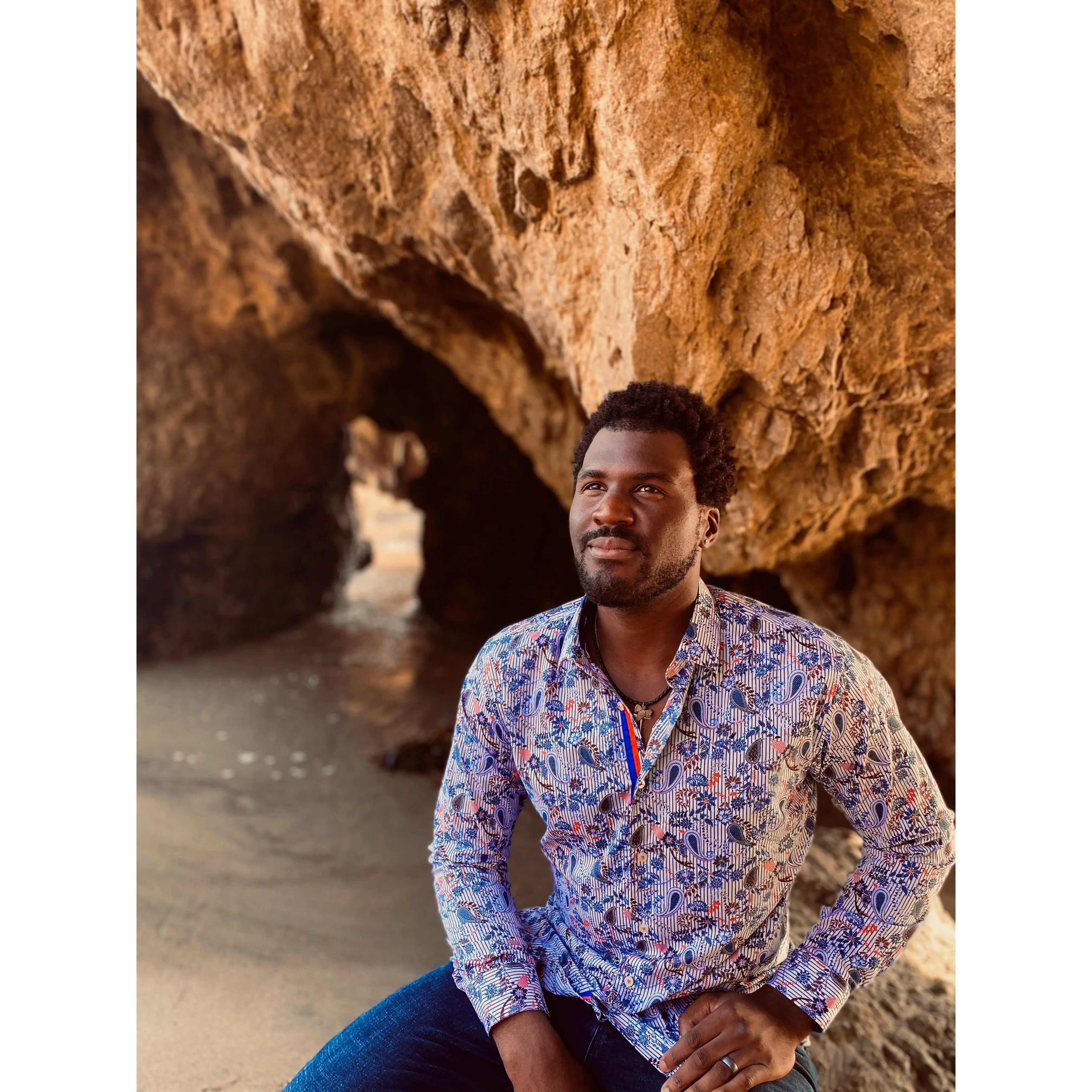 Men's Midnight Blue Designer Shirt