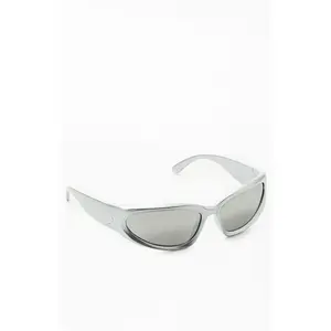 Pacsun Men's Silver Sport Sunglasses