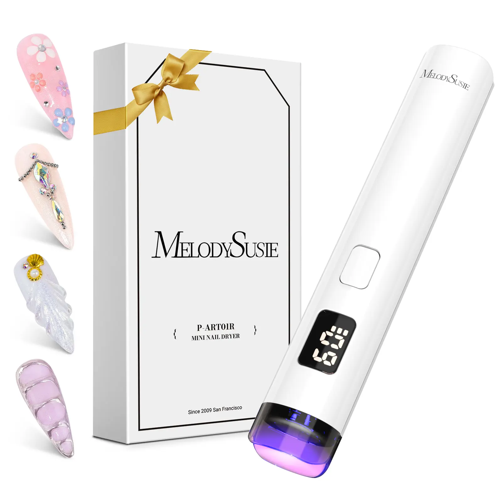 Rechargeable Mini LED/UV Nail Art Lamp for Gel Nails #Summervibes