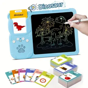 Doodle Graffiti Learning Machine, 1 Set Educational Learning Toy, Early Education Cognitive Card Machine, English Learning Toy, Birthday Gift, Visual Stimulation Cards, Talking Flash Cards