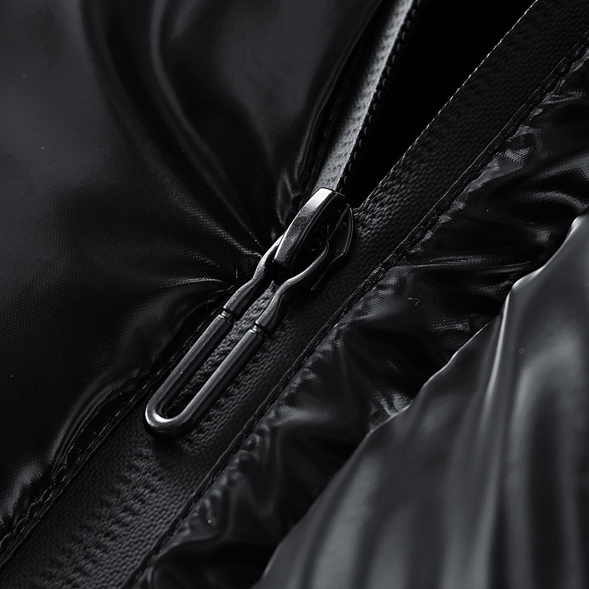 Men's warm windproof sleeveless jacket with zipper and pockets, perfect for winter coats and an excellent choice for layering in autumn. Windproof outdoor vest. Black Athletic Menswear Activewear