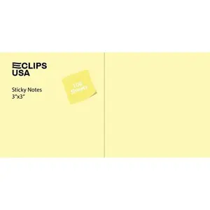 Yellow Sticky Notes - 3 X 3 Inches, 2400 (24 Pads Of 100) Sheets