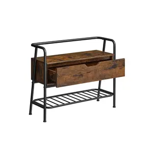 Shoe Storage Bench with Drawer