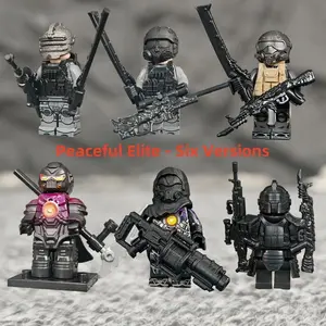 MOC Building Blocks Minifigure Game Cartoon Animation Weapon Accessories Puzzle Collection Ornament Toy Holiday Gift