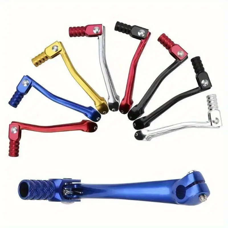 1pc Aluminum Motorcycle Motorbike CNC Moto Folding Gear Shift Lever Moto Accessories Bikes Gear Lever Cycling