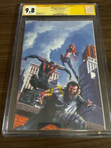 ULTIMATE INVASION #1 CGC 9.8 SS Yellow Label Comic Book, Signed by Hickman, Davide Paratore Exclusive Virgin Variant [In Stock]