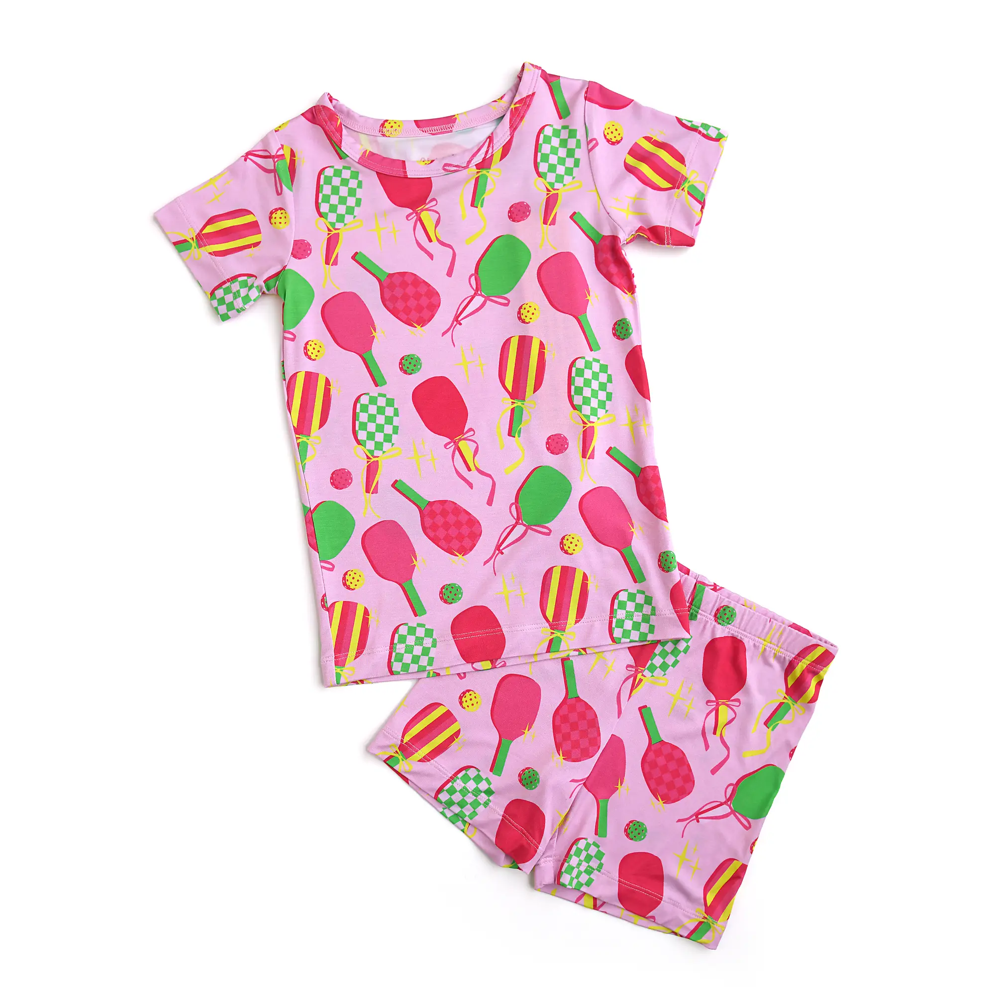 Poppy Pickleball TWO PIECE - SHORTS Bamboo Toddler Outfit Gigi and Max Baby Girl Clothes Baby Clothing