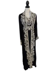 Daisy Kuftan  - Women's Embrodiered Moroccan Caftan Dress, Arabic Dress, Ceremony Dress, Modest, Maxi - Eid, Ramadan, Gifts for Her Kaftan Embroidered