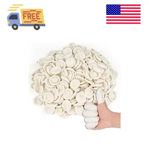 Finger Cots Disposable, Medium Finger Protectors Thumb Gloves (Approx.390 PCS)